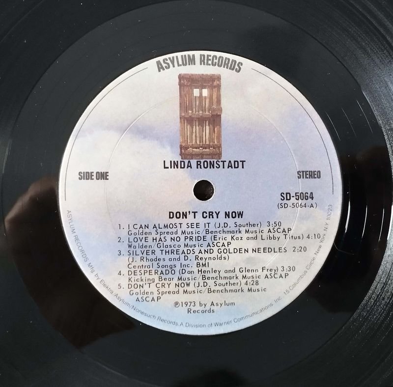 LINDA RONSTADT: "Don't Cry Now" LP Importado USA, 1973 - imagen 5