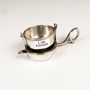 Colador de té antiguo de metal Eberle - imagen 2