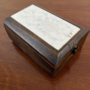 4 Cofres Alhajeros de Madera Decorados con Flores y Diseños - imagen 5