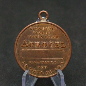Medalla "La Cinta de Oro" Papelera "Acrosel" - Centenario - imagen 2