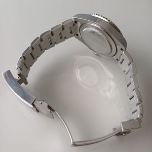 Réplica Reloj Rolex Submariner Date Acero Esfera Negra Bisel Azul - imagen 9