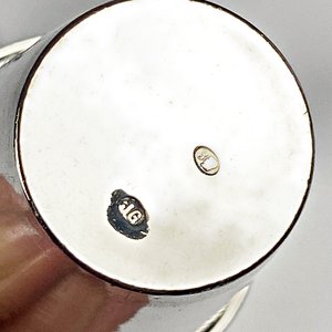 Tres Vasitos de Plata Polaca con Grabados - imagen 5