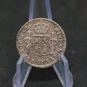 Moneda de Plata 1 Real 1778 Carlos III - Ensayo P.R. - imagen 2