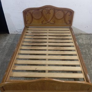 Cama de 2 Plazas con Respaldo Estilizado en Petiribí y Esterillas - imagen 7