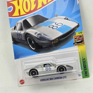 Hot Wheels Porsche 904 Carrera GTS Plateado - imagen 2