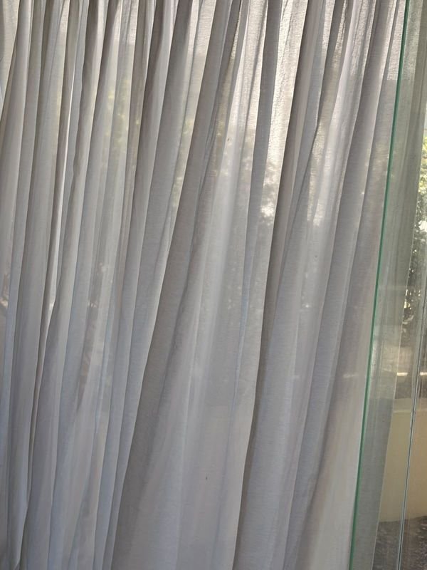 Cortinas Blancas Lisas - Medidas 210x215 cm