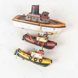 Lote de 3 Barcos de Juguete de Plástico y Metal - imagen 2