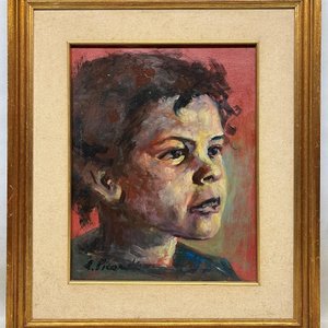 Lote siguiente: Óleo "Niño" de Ernesto Picardi, 41 x 33 cm