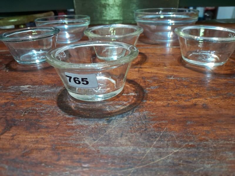Lotes de 6 vasijas de vidrio transparentes y claras - imagen 6