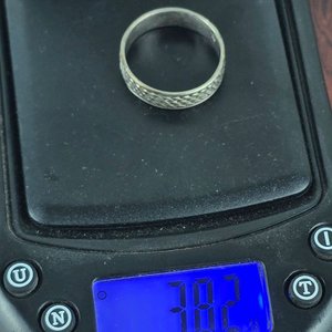Anillo Antiguo de Plata 925 con Diseño Trenzado - imagen 3