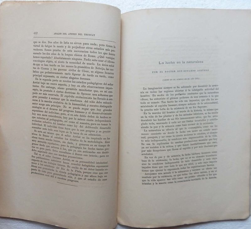 Revista Anales Del Ateneo Del Uruguay, 1883 - imagen 4