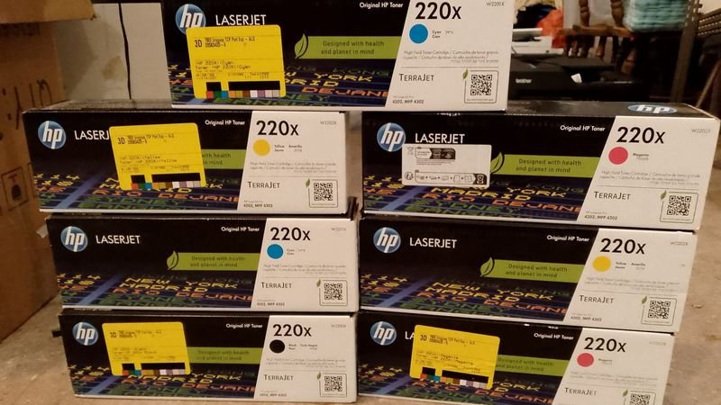 Lote de cartuchos impresora HP 220X Terrajet - Nuevos y sin usar - imagen 2