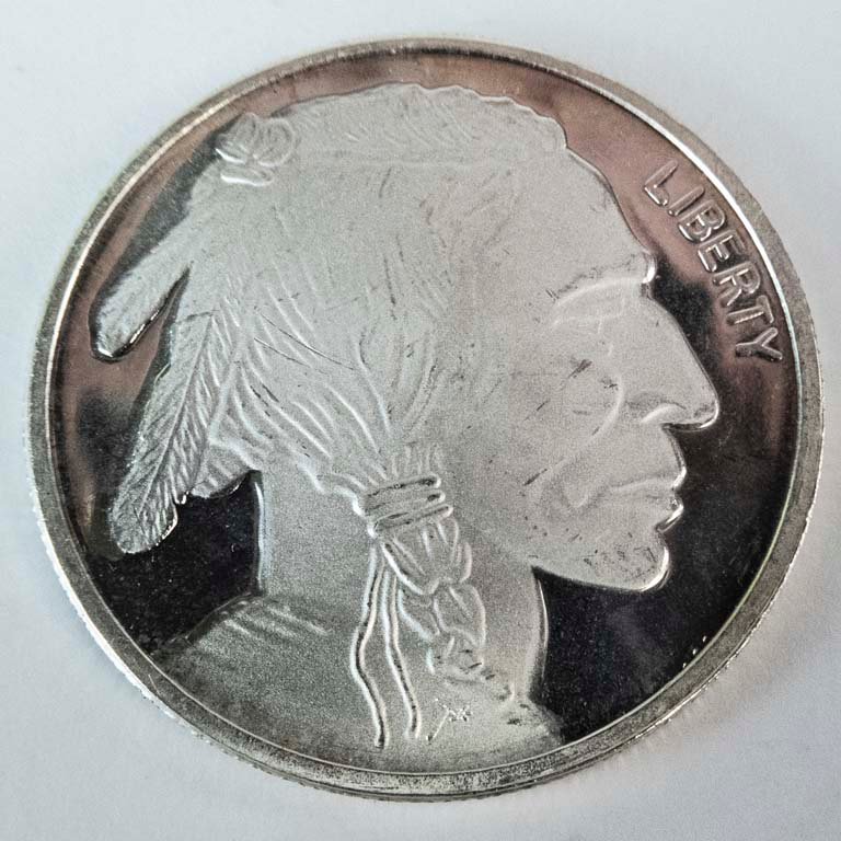 Moneda de Plata "Bufalo/Indio" 1 Oz USA