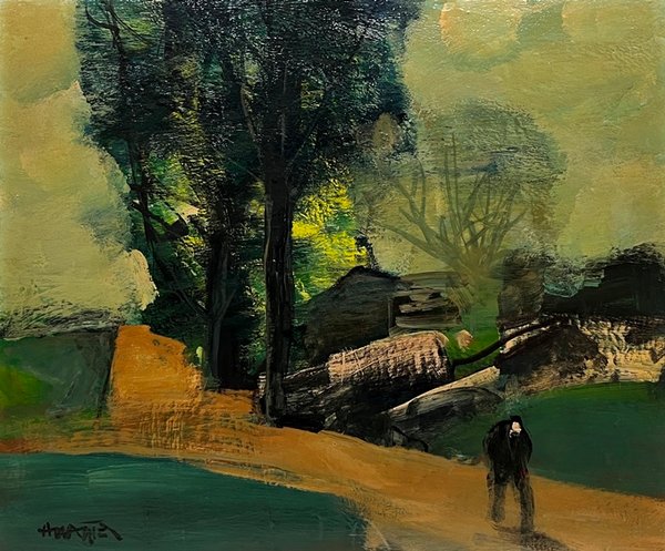 Lote anterior: Pintura de Hugo Nantes "Camino a casa"