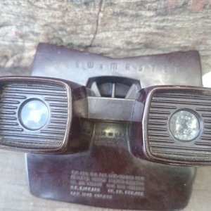 Visor Estereoscópico View-Master Sawyer's Marrón Baquelita Vintage - imagen 4