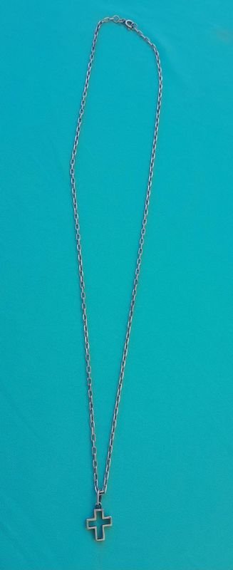 Cadena con crucifijo en plata - Joya de alta calidad - imagen 2
