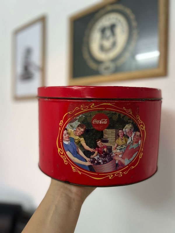 Lata de Coca Cola antigua