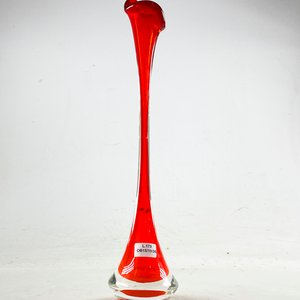 Violetero de Cristal Murano Rojo Alto 37 cm - imagen 3