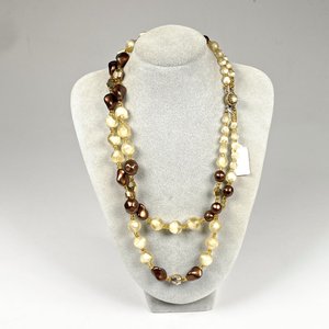 Collar de Cristal y Perlas Sintéticas en Dos Vueltas - imagen 2