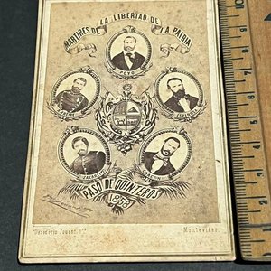 Fotografía Francesa "Mártires de la Patria" Montevideo 1858 - imagen 3