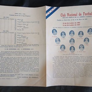 Folleto Histórico Club Nacional de Football "Decano Criollo" - Campeonatos 1903 y 1937 - imagen 3