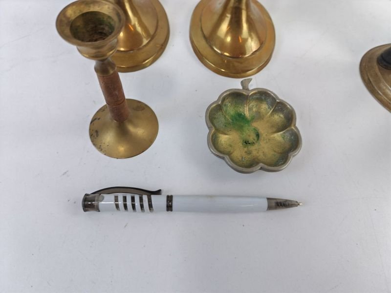 Colección de Piezas Varias en Metal Antiguo - imagen 5