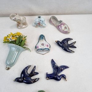 Lote Variado: Objetos Decorativos y Tocador en Cerámica y Porcelana - imagen 3