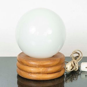 Lote anterior: Lámpara de Mesa Vintage con Base de Madera y Globo Opalino
