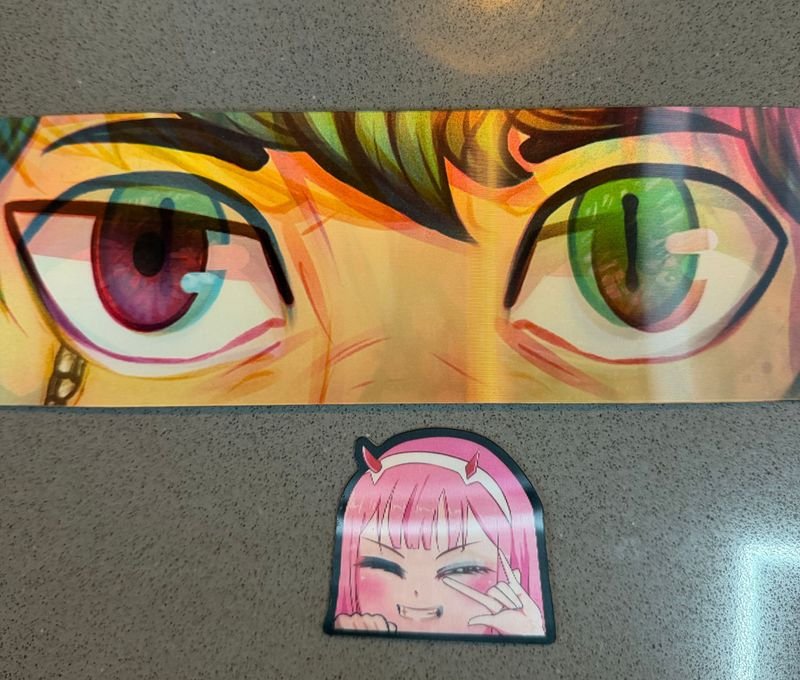 Stickers de Ojos y Personaje Anime