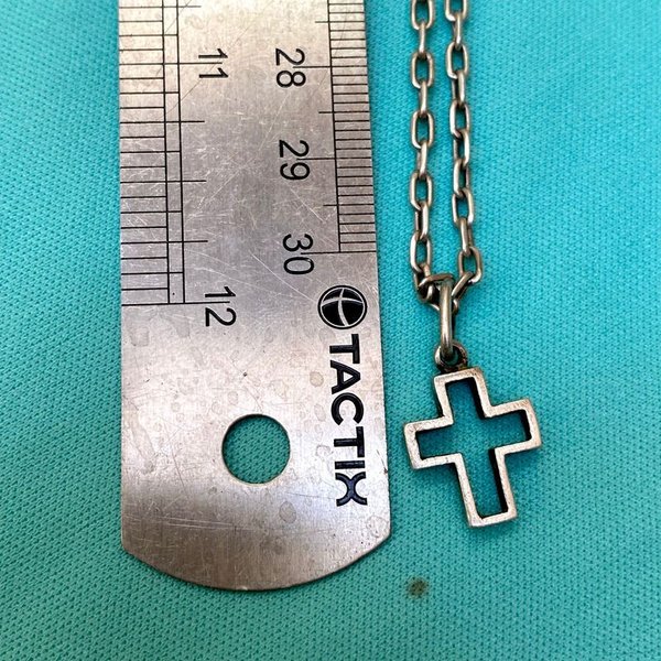 Cadena con crucifijo en plata - Joya de alta calidad - imagen 3