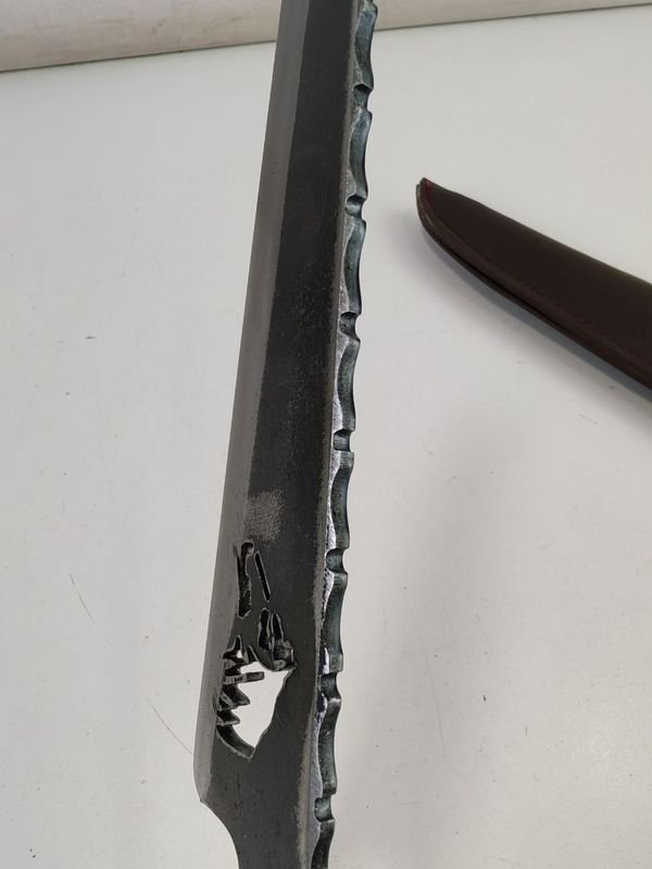 Cuchillo Criollo con Hoja de 34cm y Manija Negra - imagen 5