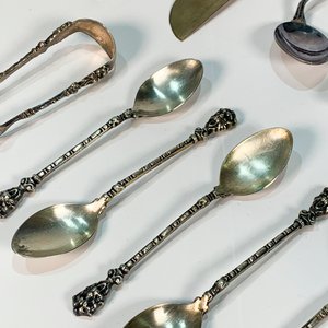 Conjunto de 15 Piezas de Metal para Postre y Untar - imagen 3