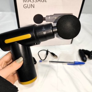 Pistola Masajeadora Corporal Fitness Recargable con Punteros Intercambiables - imagen 4