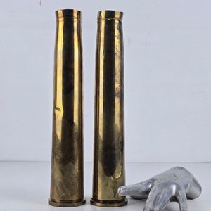 Lote siguiente: Par de Casquillos de Munición de Artillería 40mm Mk 2 - Segunda Guerra Mundial