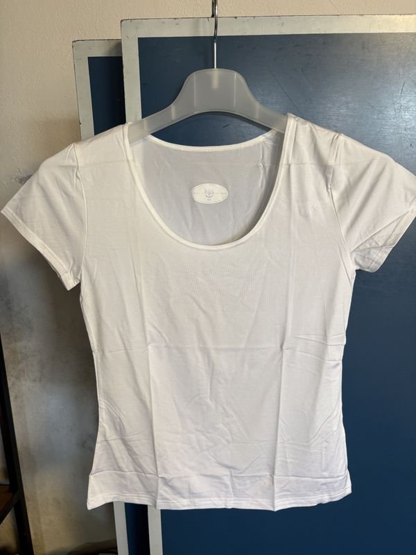 Pack 10 Camisetas Blancas de Dama Talle M