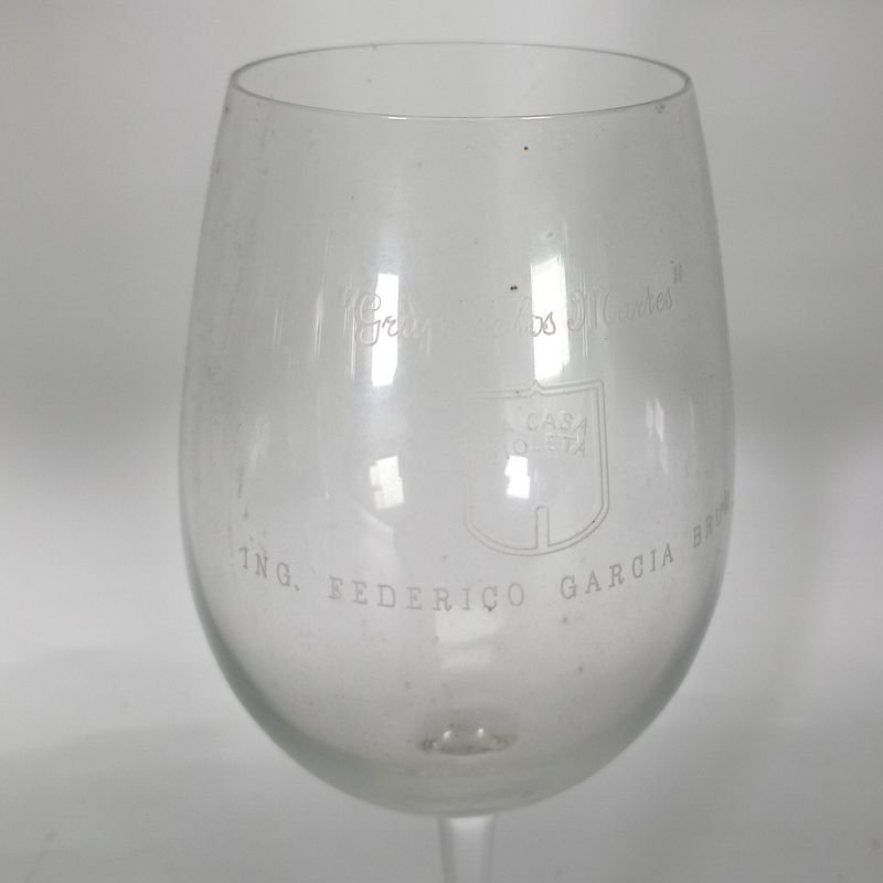 Siete copas para vino con publicidad de La Casa Violeta - imagen 6
