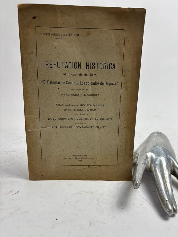 Lote siguiente: Libro histórico de Juan Beverina - Buenos Aires 1922