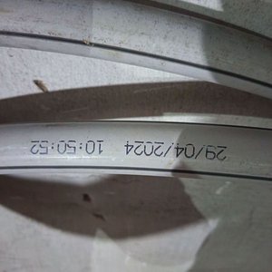 Lote de 5 Chapas Metálicas y Caño Plastiduto Gris - imagen 3