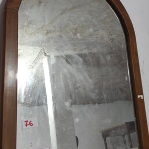 Espejo de Madera con Marco Curvo Estilo Medio Punto - imagen 1