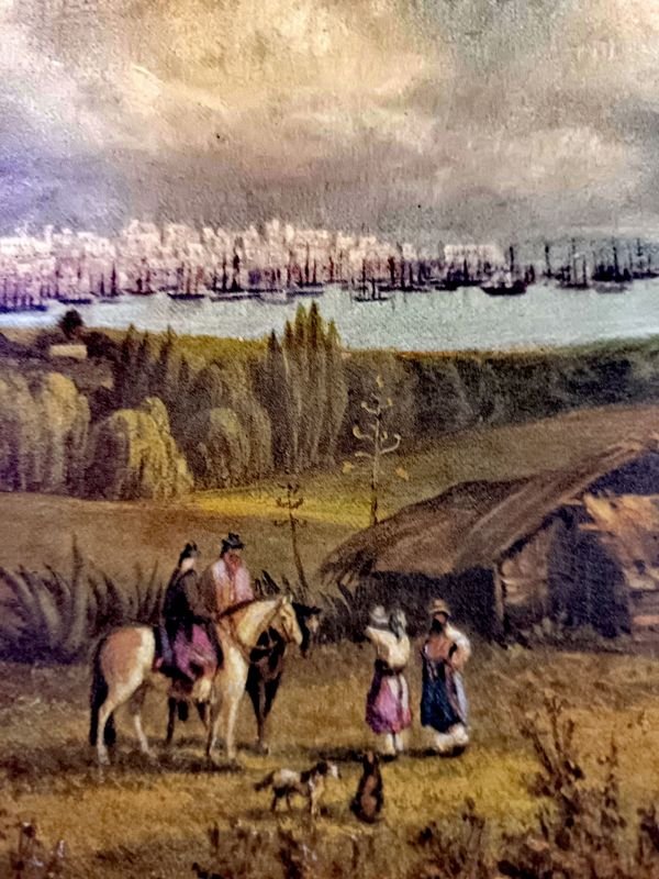 Lámina: Vista de Montevideo (1856) - Alrededores Hospital Vilardebó - imagen 3