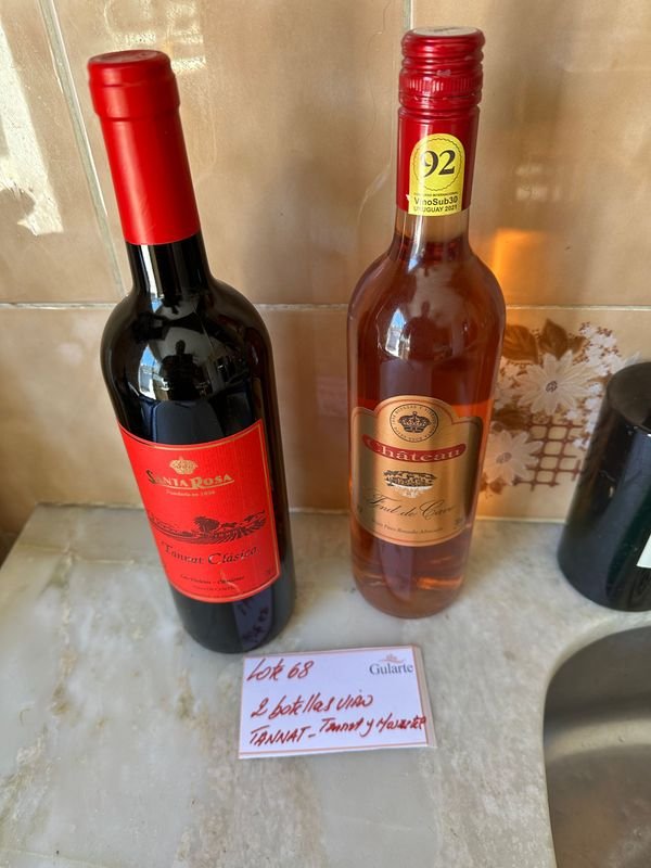 2 Botellas de Vino Tannat y Château - imagen 4