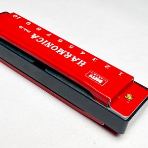 Armónica Diatónica Roja con Estuche - imagen 3