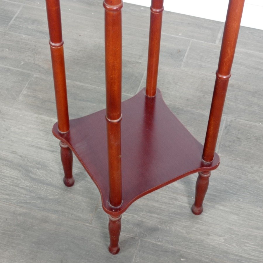 Pedestal en madera con tapa de mármol - imagen 5