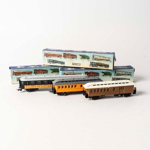 Lote siguiente: 3 vagones PORCHER made in Italy en su caja original