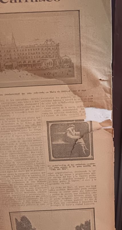 Documento Histórico Original: Los Grandes Balnearios de Montevideo Villa del Mar en Carrasco - imagen 3