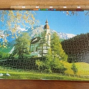 Par de Puzzles Completos Plastificados con Paisajes Montañosos - imagen 4
