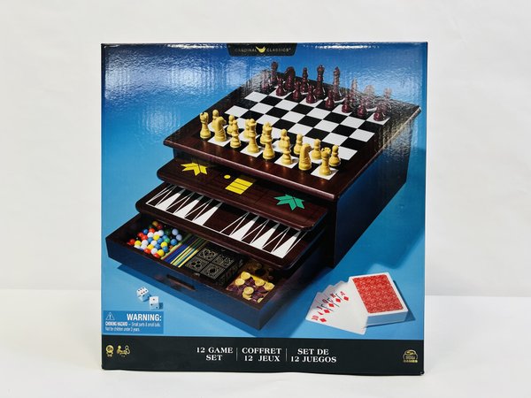 Centro de Juegos 12 en 1 "Cardinal Classics" de Madera - imagen 1