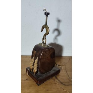 Lote anterior: Pie de Lámpara de Madera y Bronce Estilo Náutico