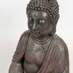 Figura Buda de Yeso Estilo Moderno - imagen 2