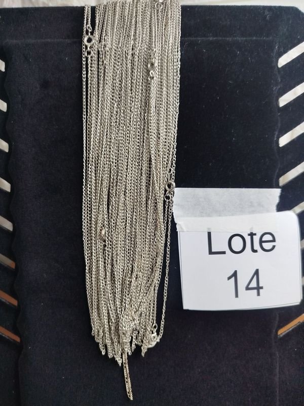 Lote de 30 Cadenas Color Plata